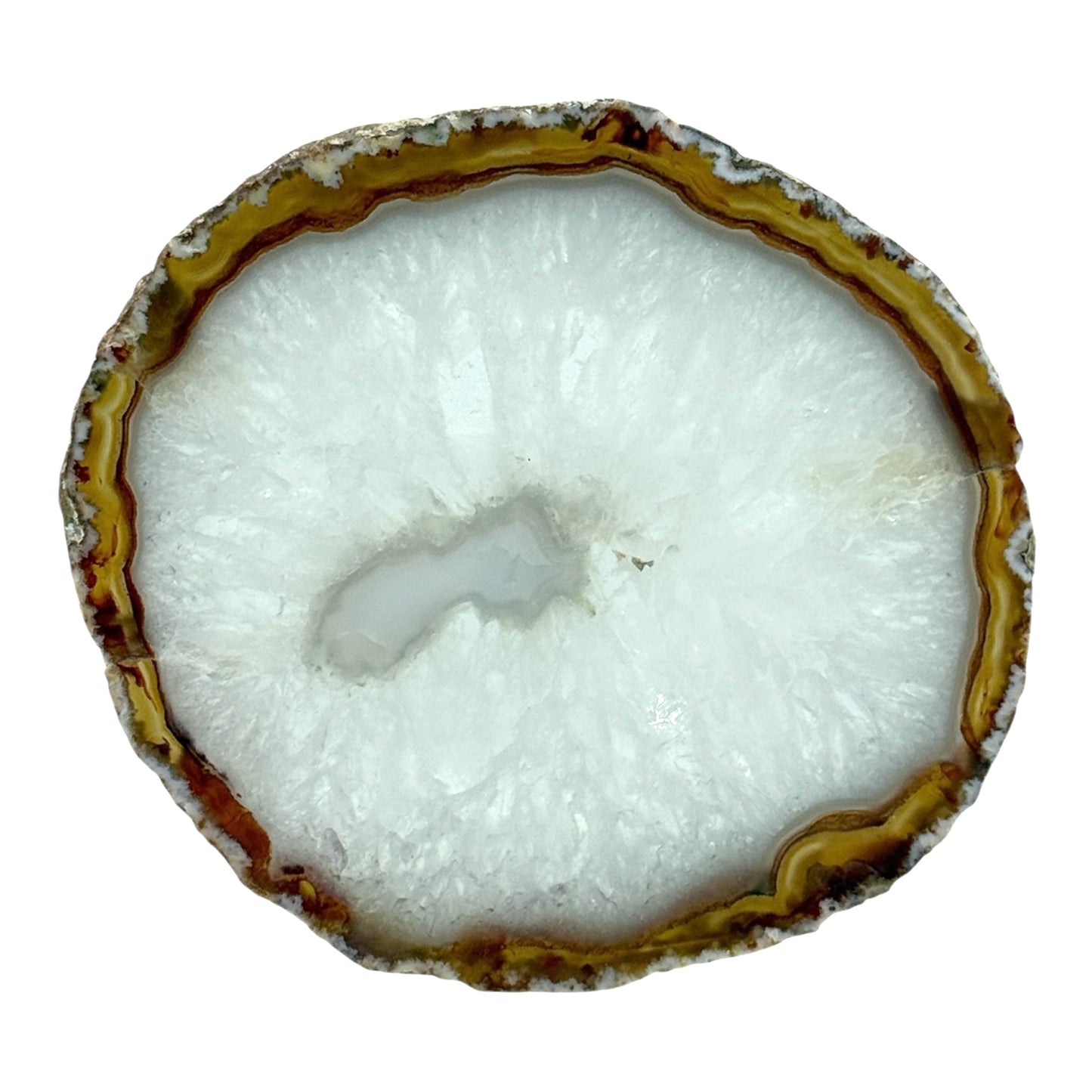 Agate Slice (Brown/Rust)