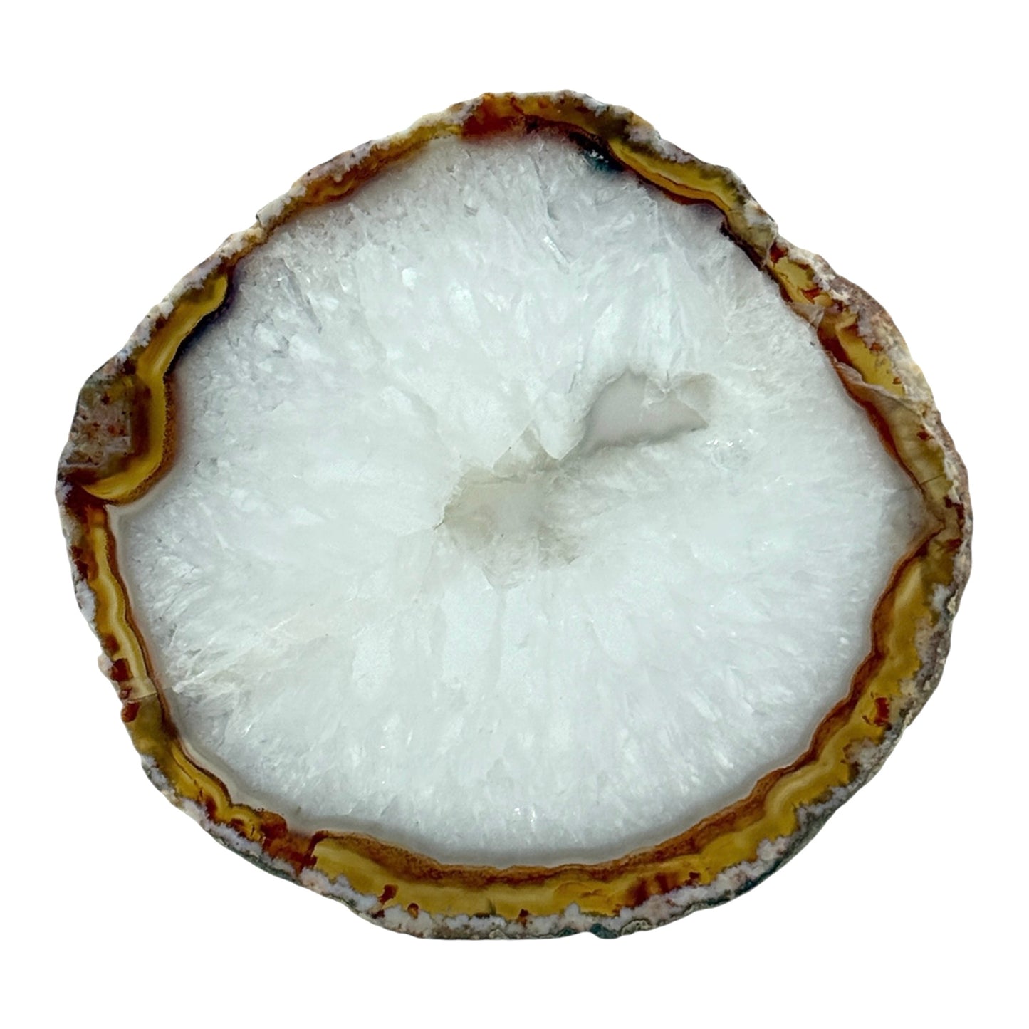 Agate Slice (Brown/Rust)