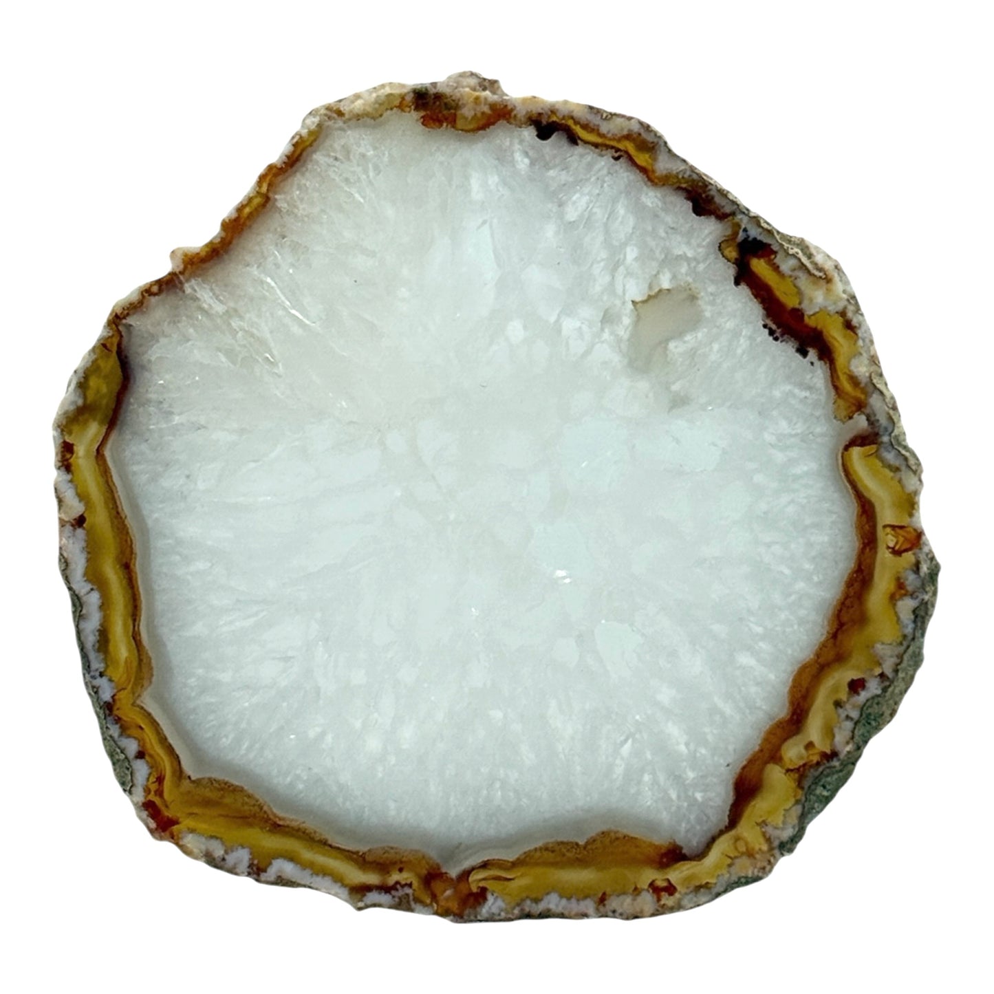 Agate Slice (Brown/Rust)