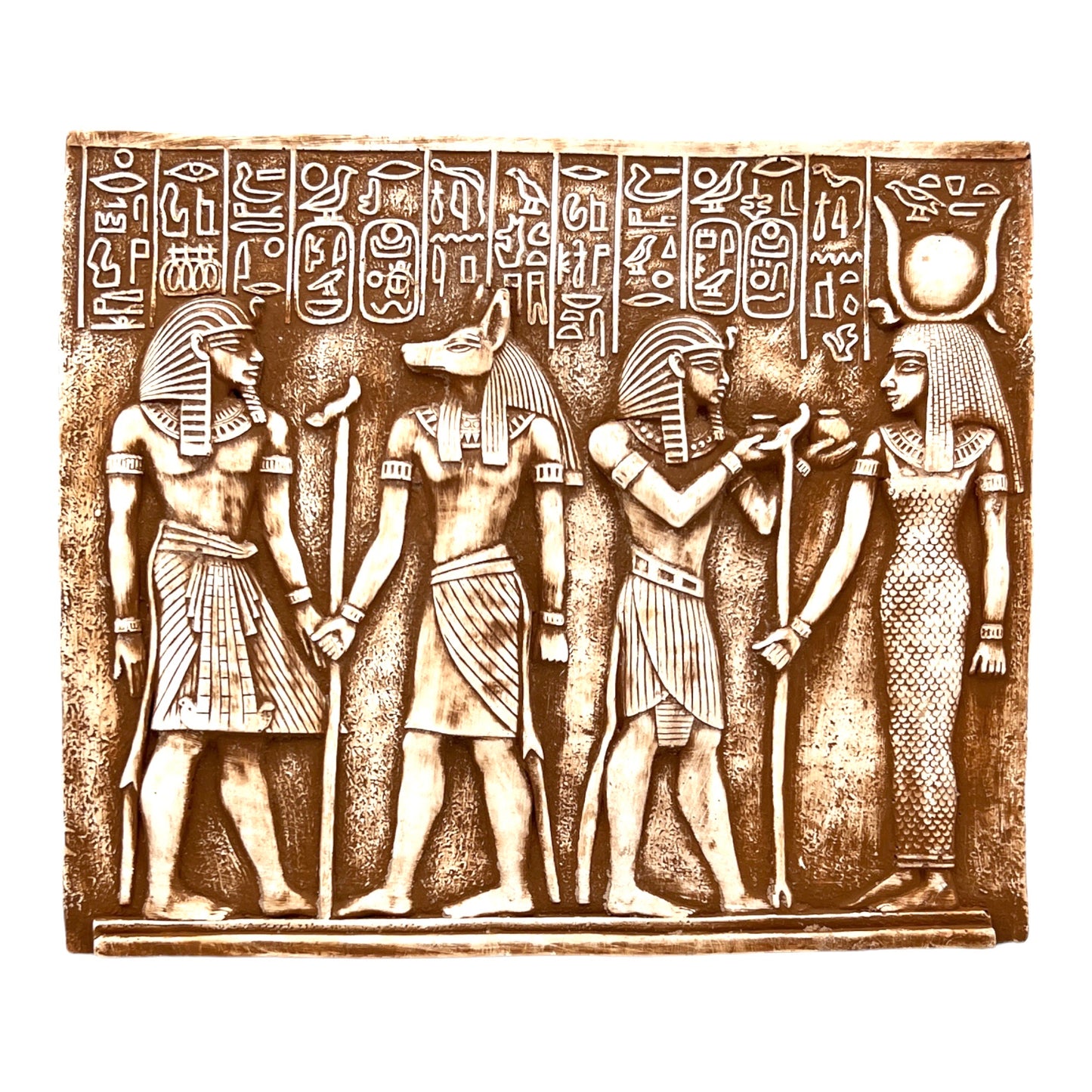 Anubis and Isis Plaque