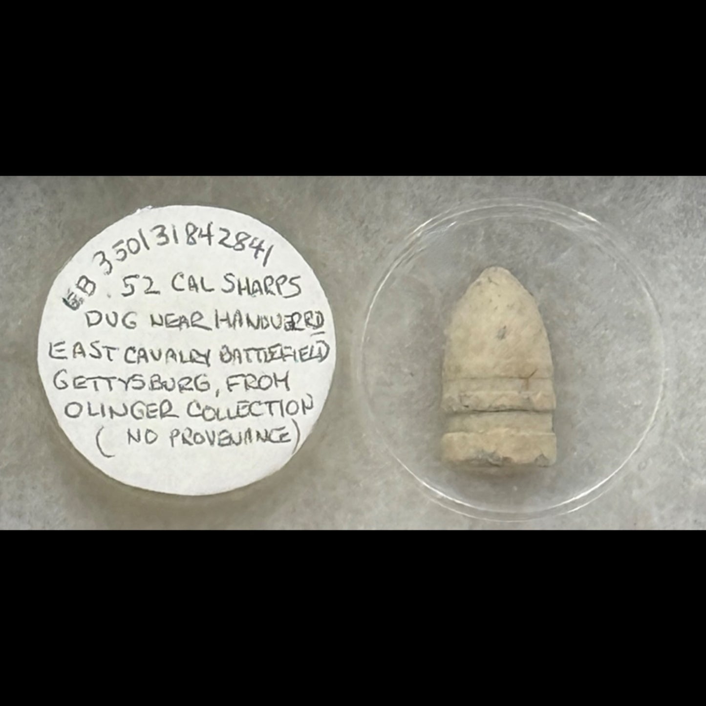 Battle of Gettysburg Bullet