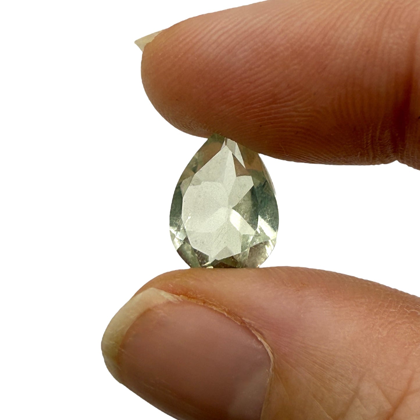 Cut Gemstone (Prasiolite)