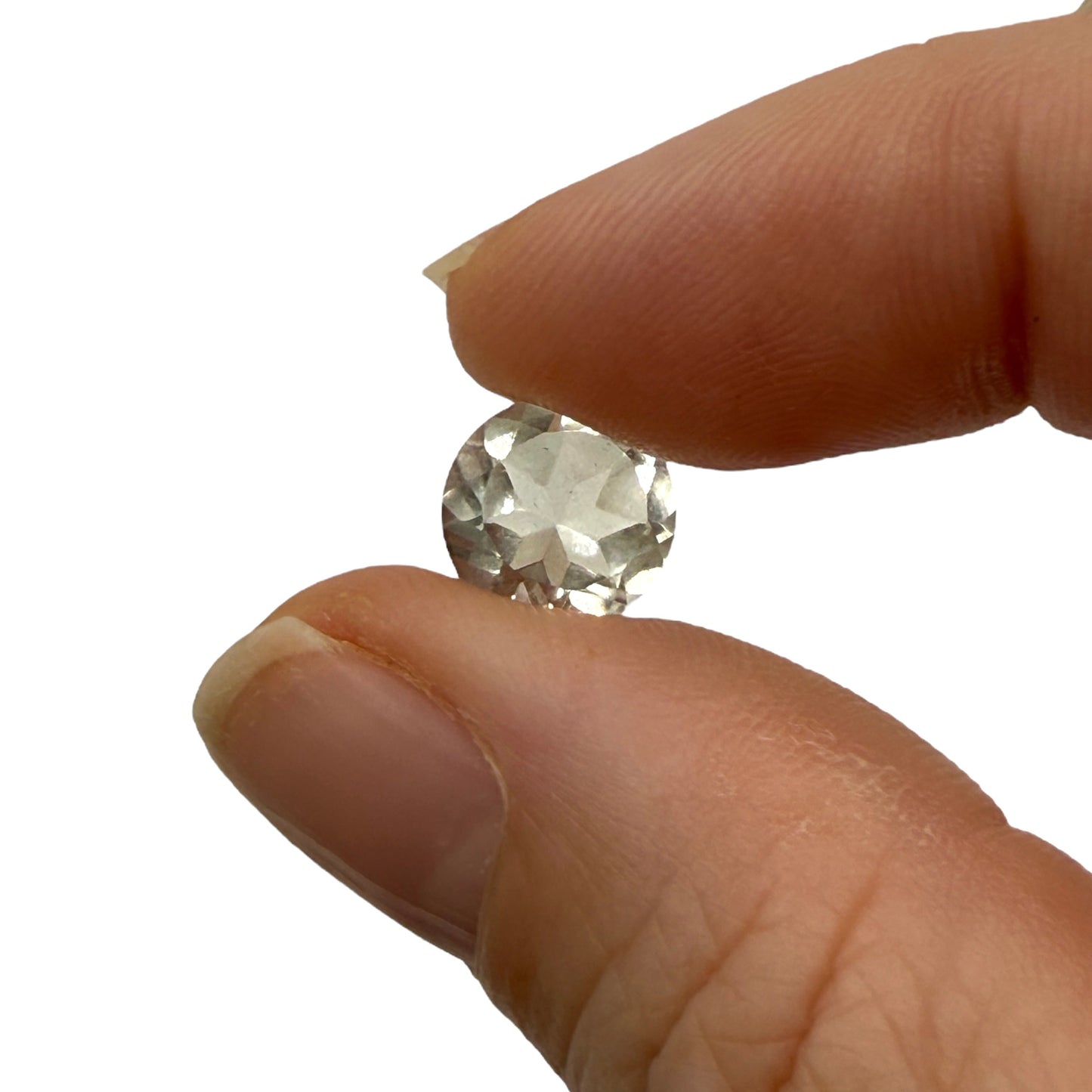 Cut Gemstone (Prasiolite)