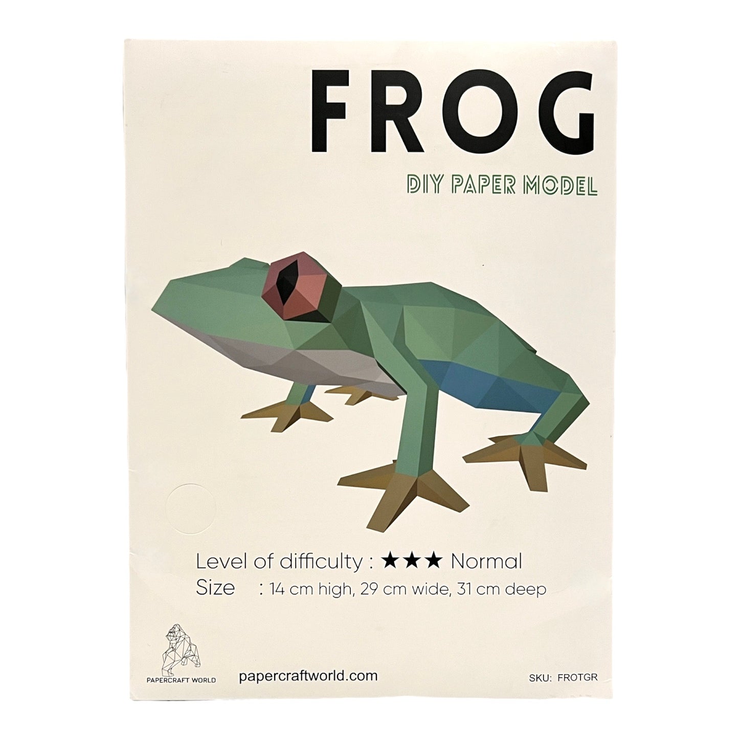 PaperCraft 3D Model (Frog)