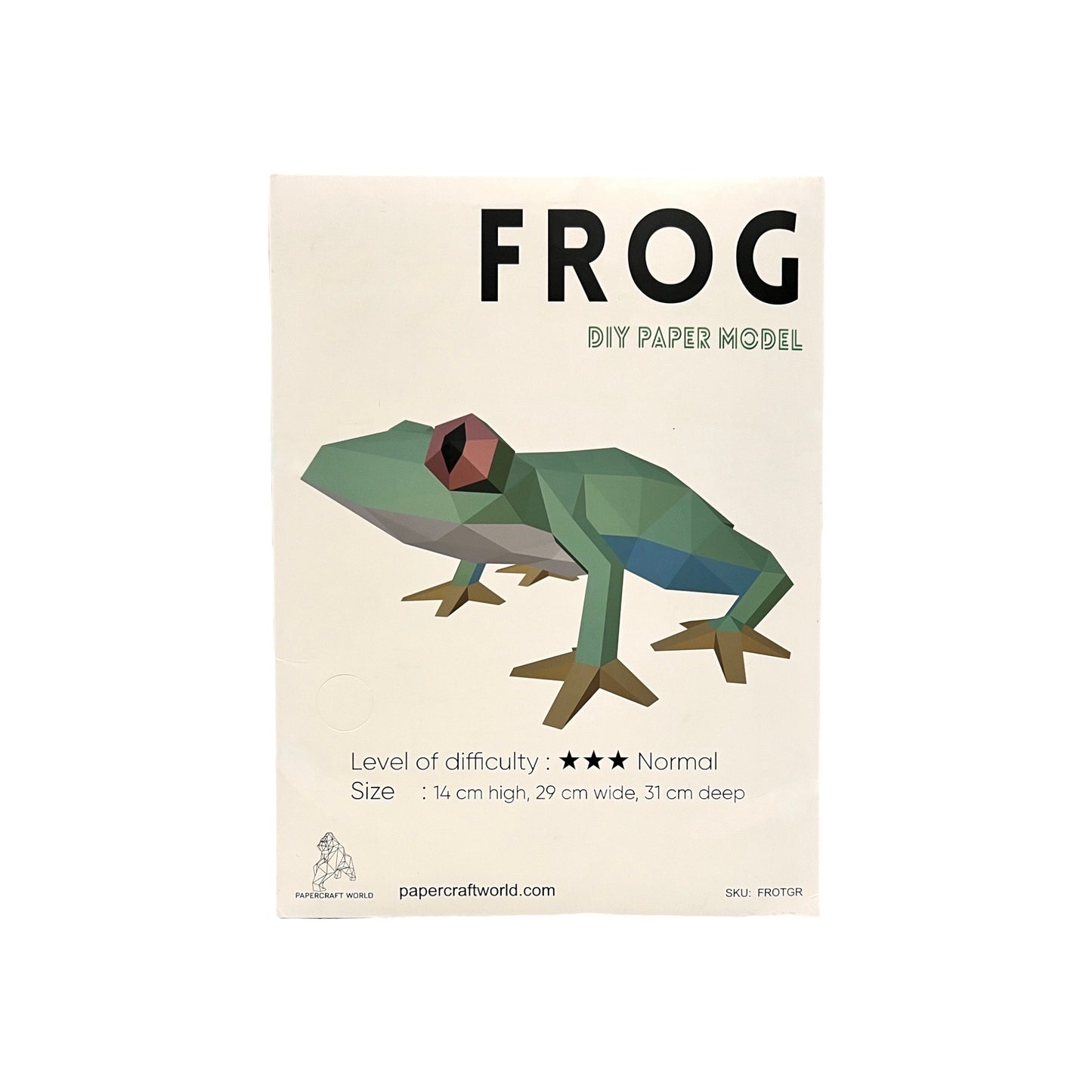 PaperCraft 3D Model (Frog)