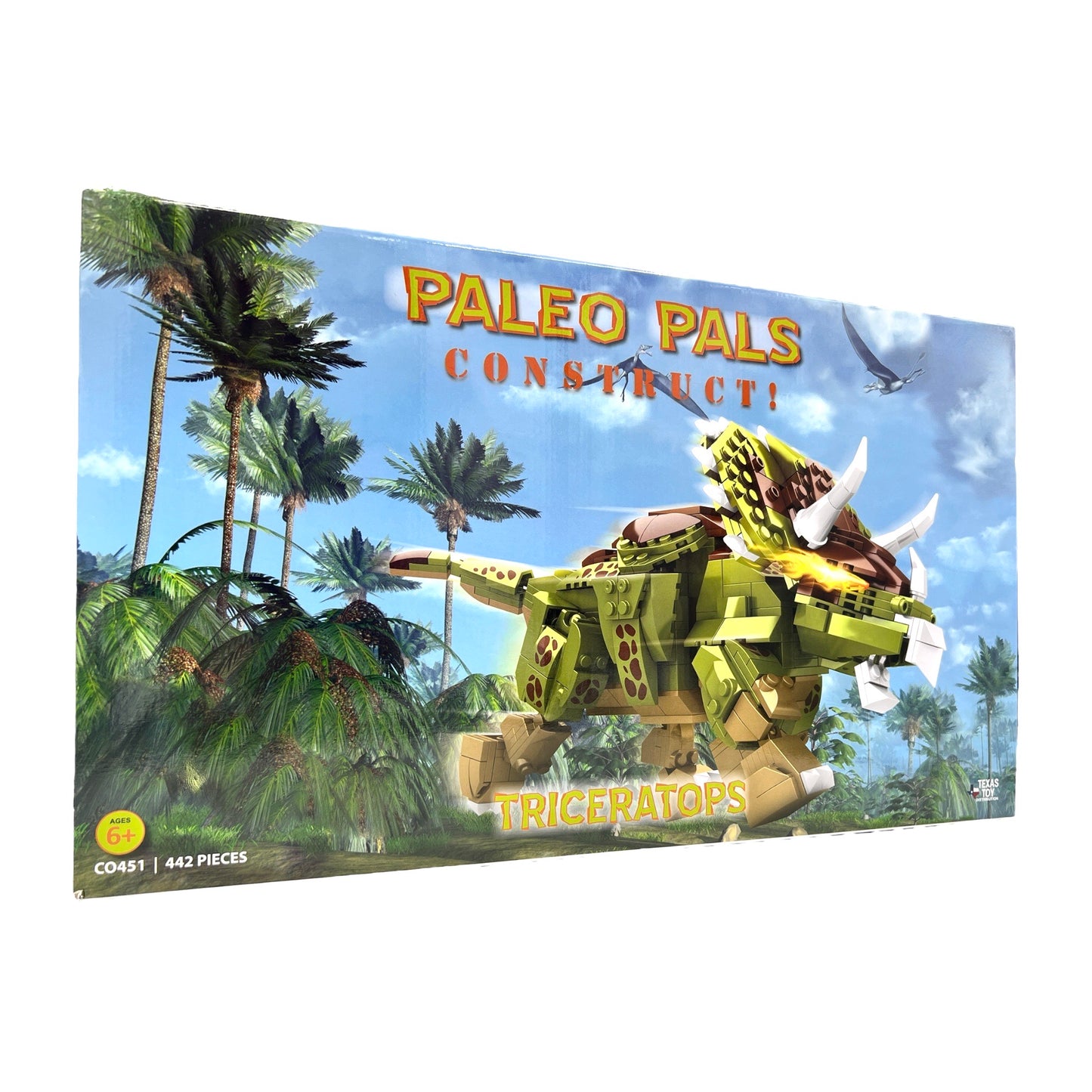 Paleo Pals Construct Building Bricks (Triceratops)