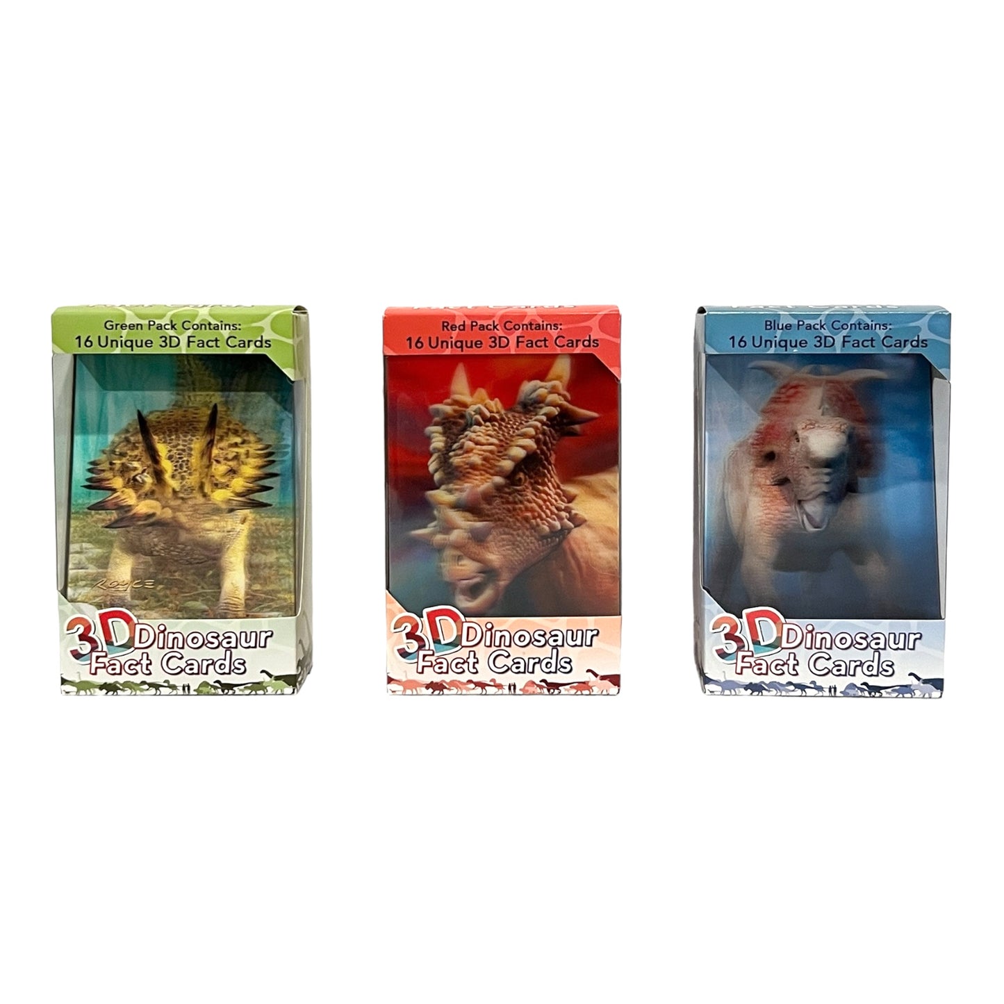 3D Dinosaur Fact Cards