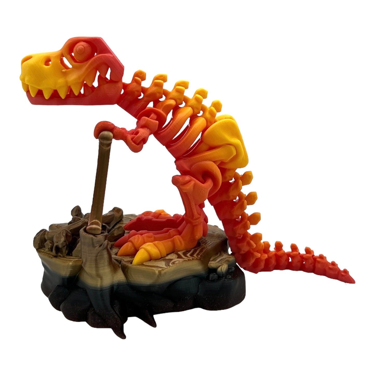 3D Printed T-Rex Skeleton