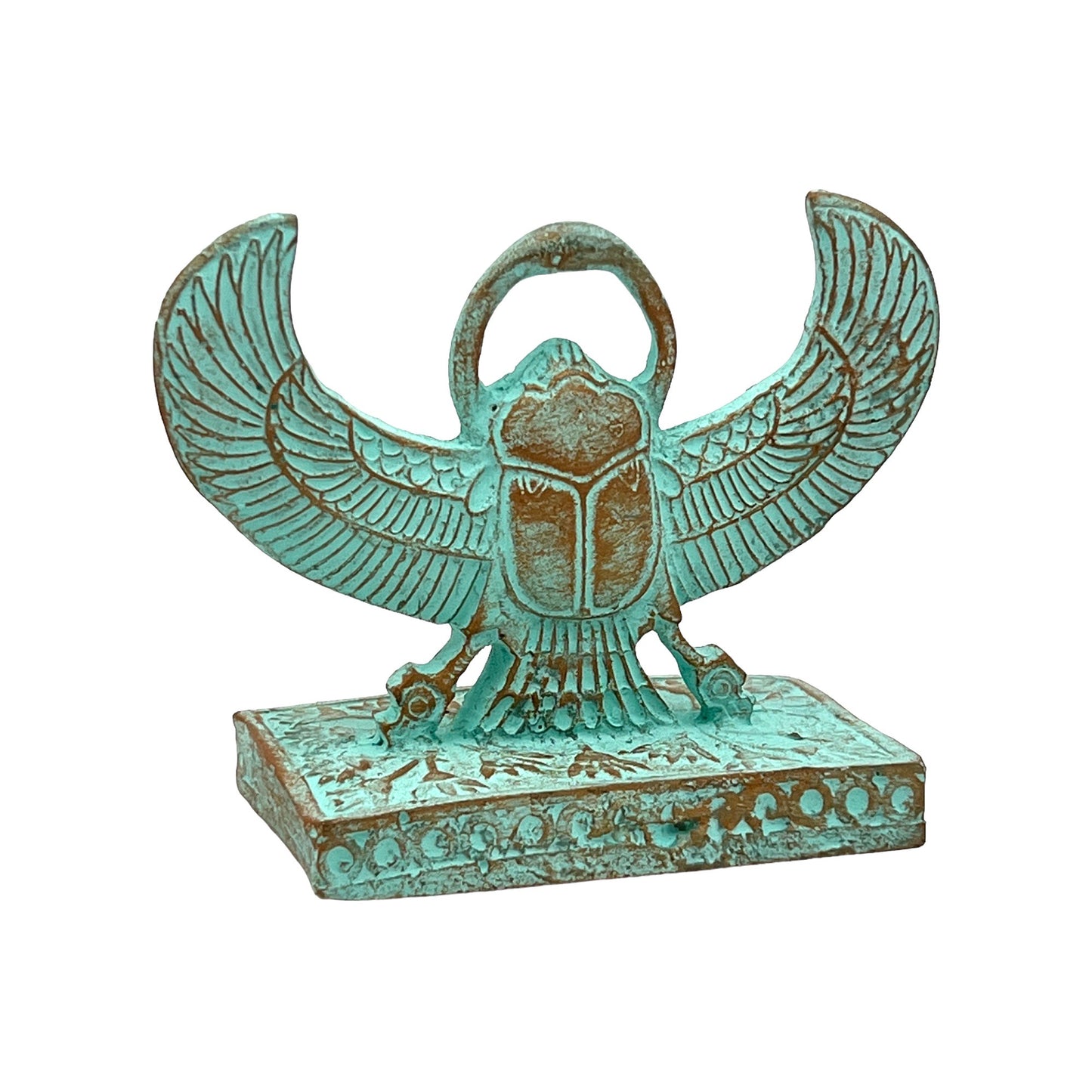 Winged Scarab Patina