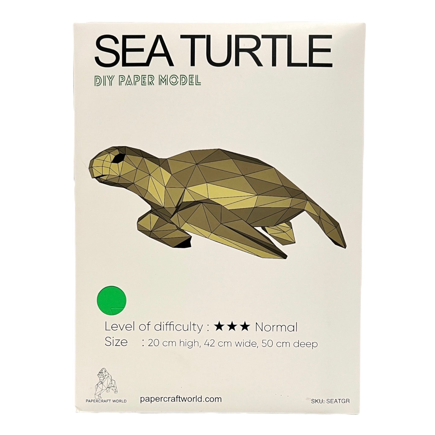 PaperCraft 3D Model (Sea Turtle)