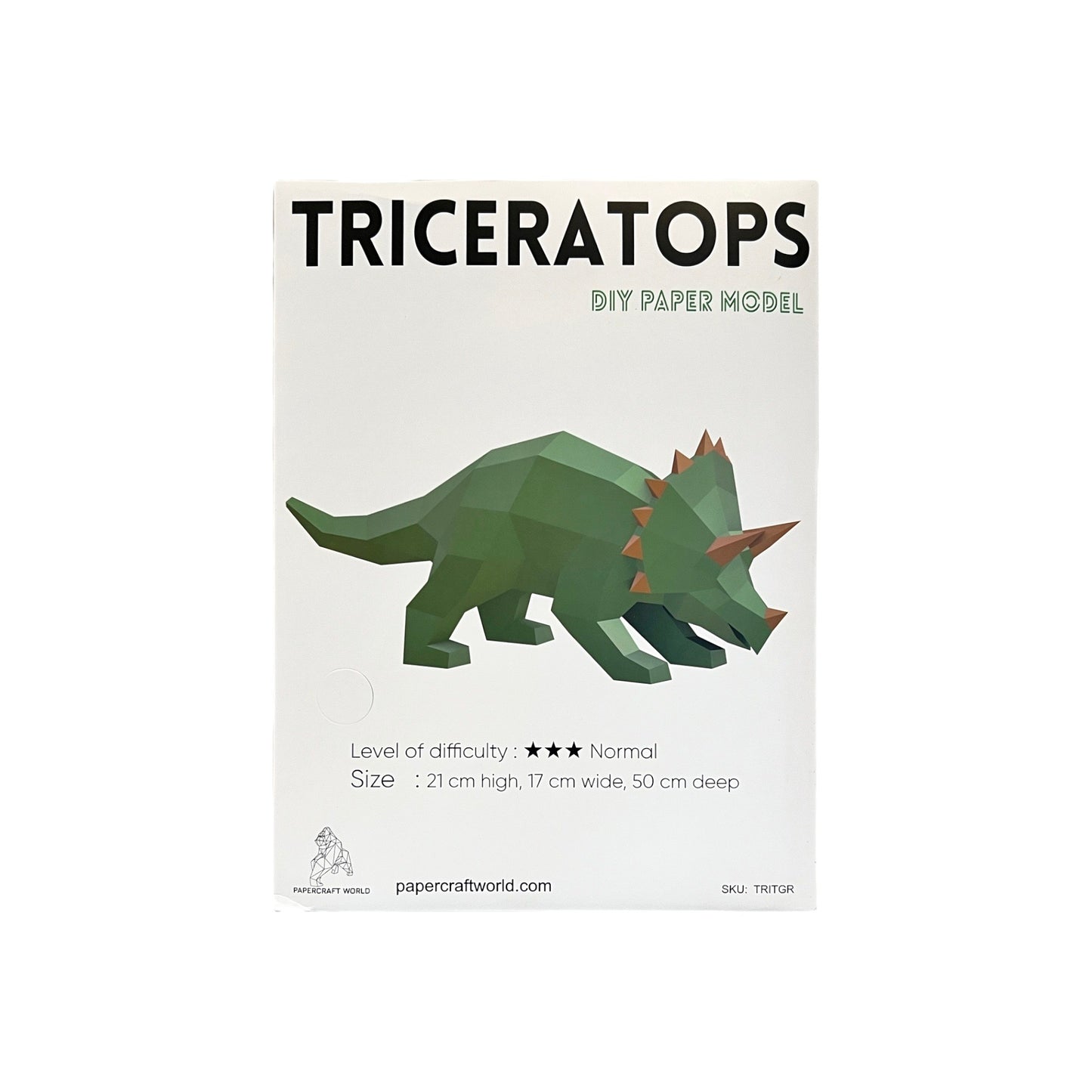 PaperCraft 3D Model (Triceratops)