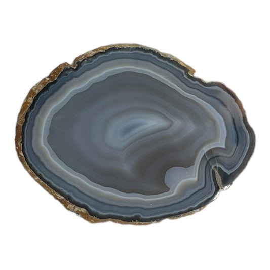 Agate Slice (Light Blue)