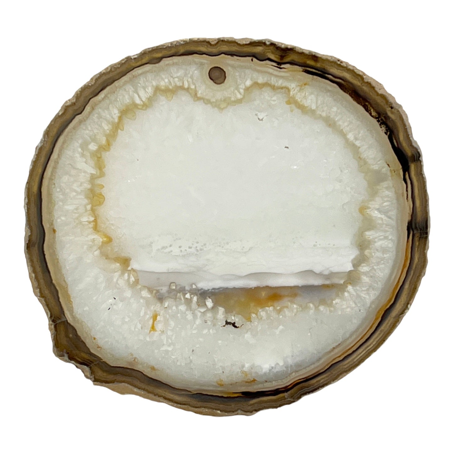 Agate Slice (White)