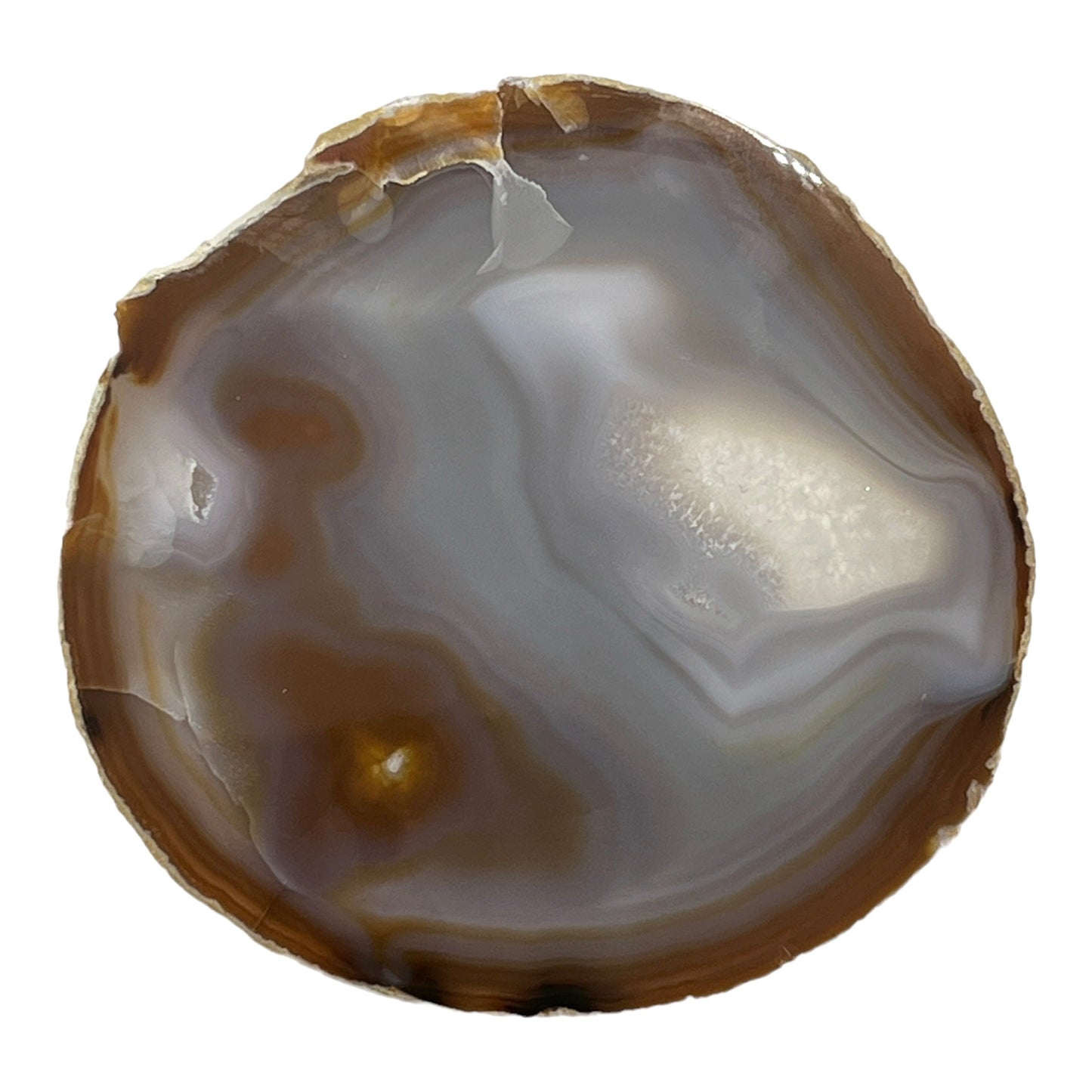 Agate Slice (Light Blue)