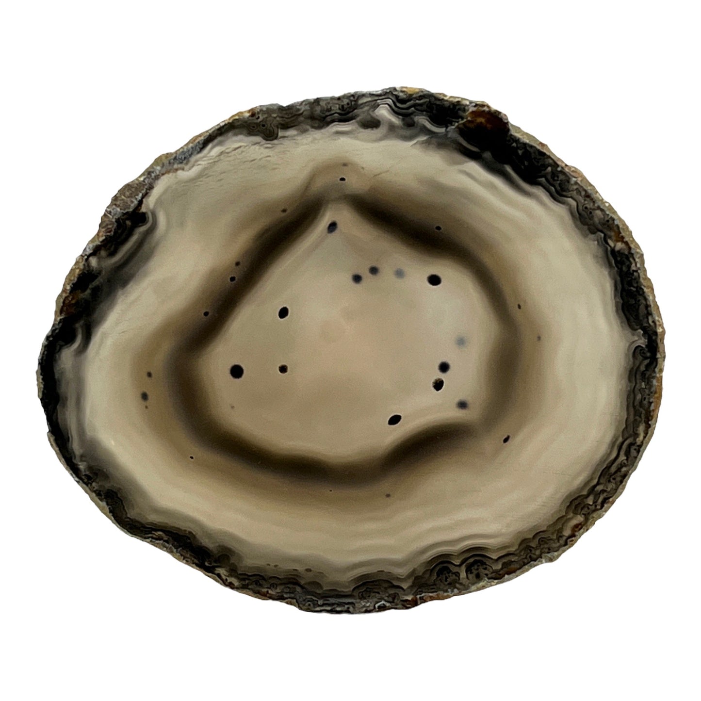 Agate Slice (Gray)