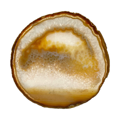 Agate Slice (Brown/Rust)