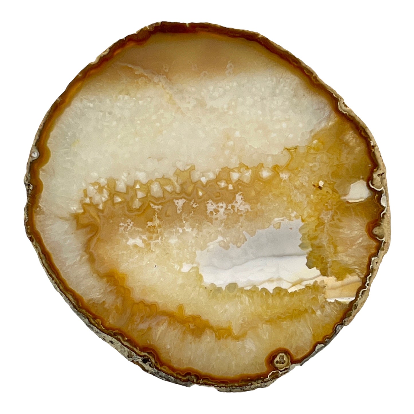 Agate Slice (White)