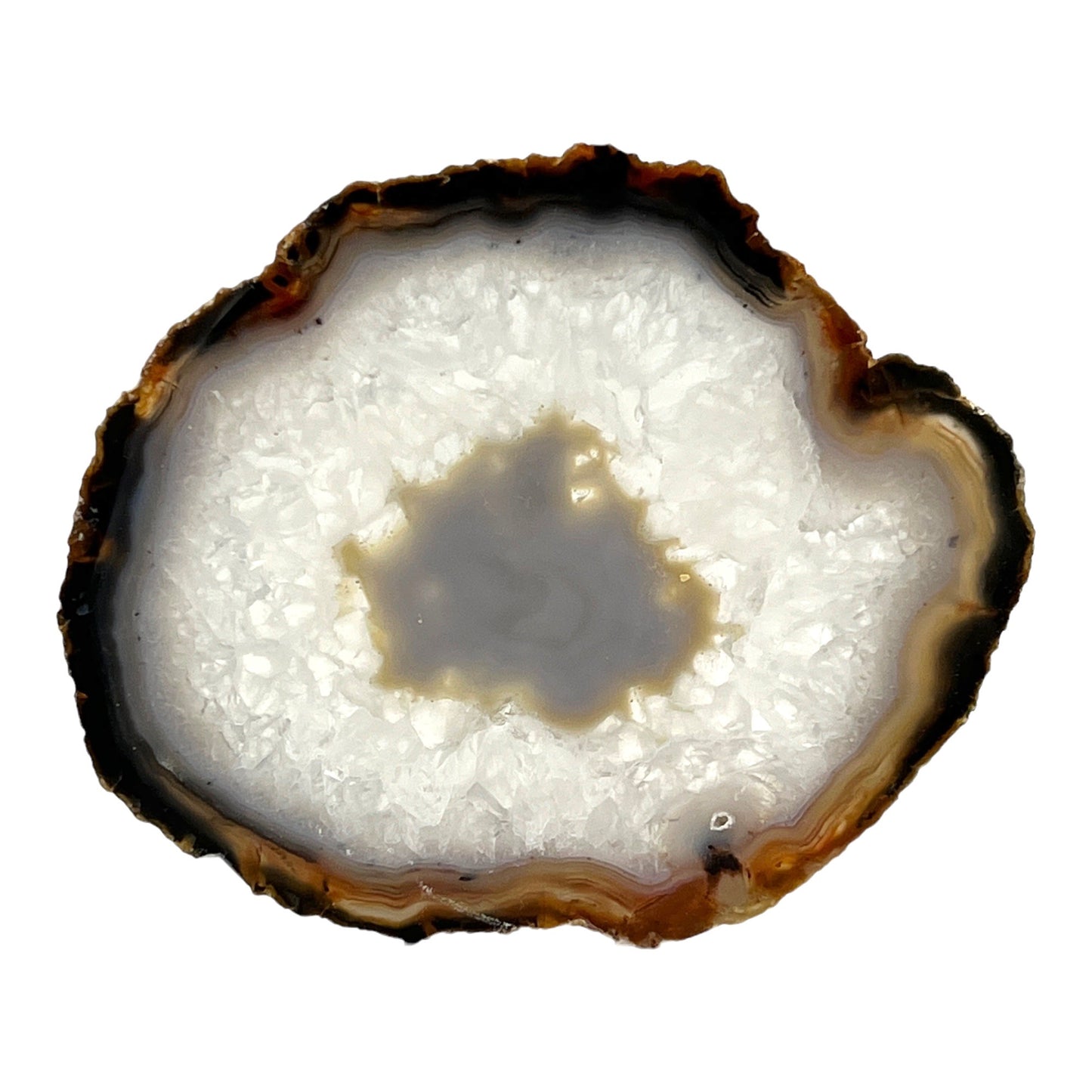 Agate Slice (Light Blue)