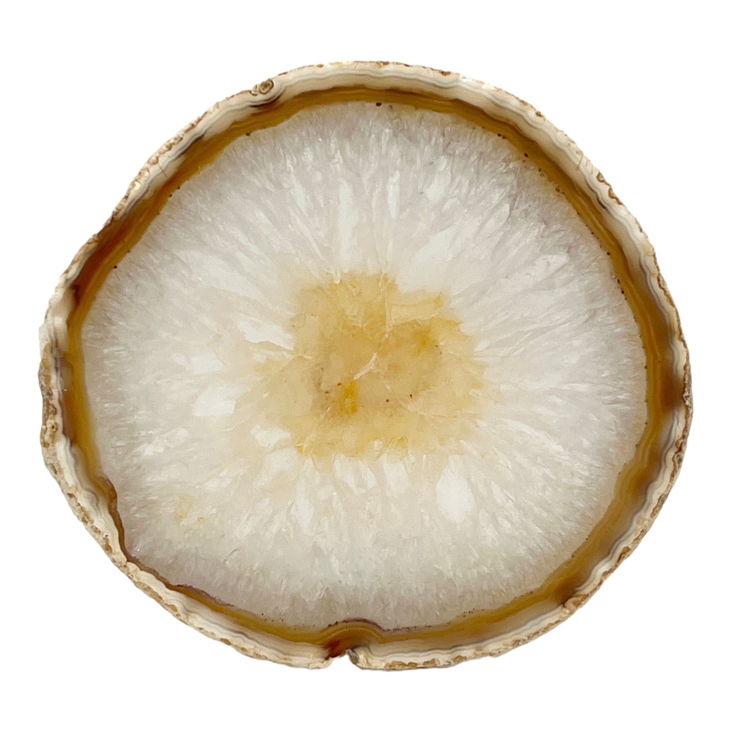 Agate Slice (White)