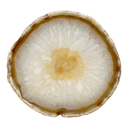 Agate Slice (White)