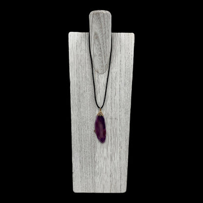 Agate Slice Necklace