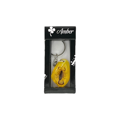 Scorpion Keychain (Amber)