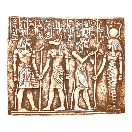 Anubis and Isis Plaque