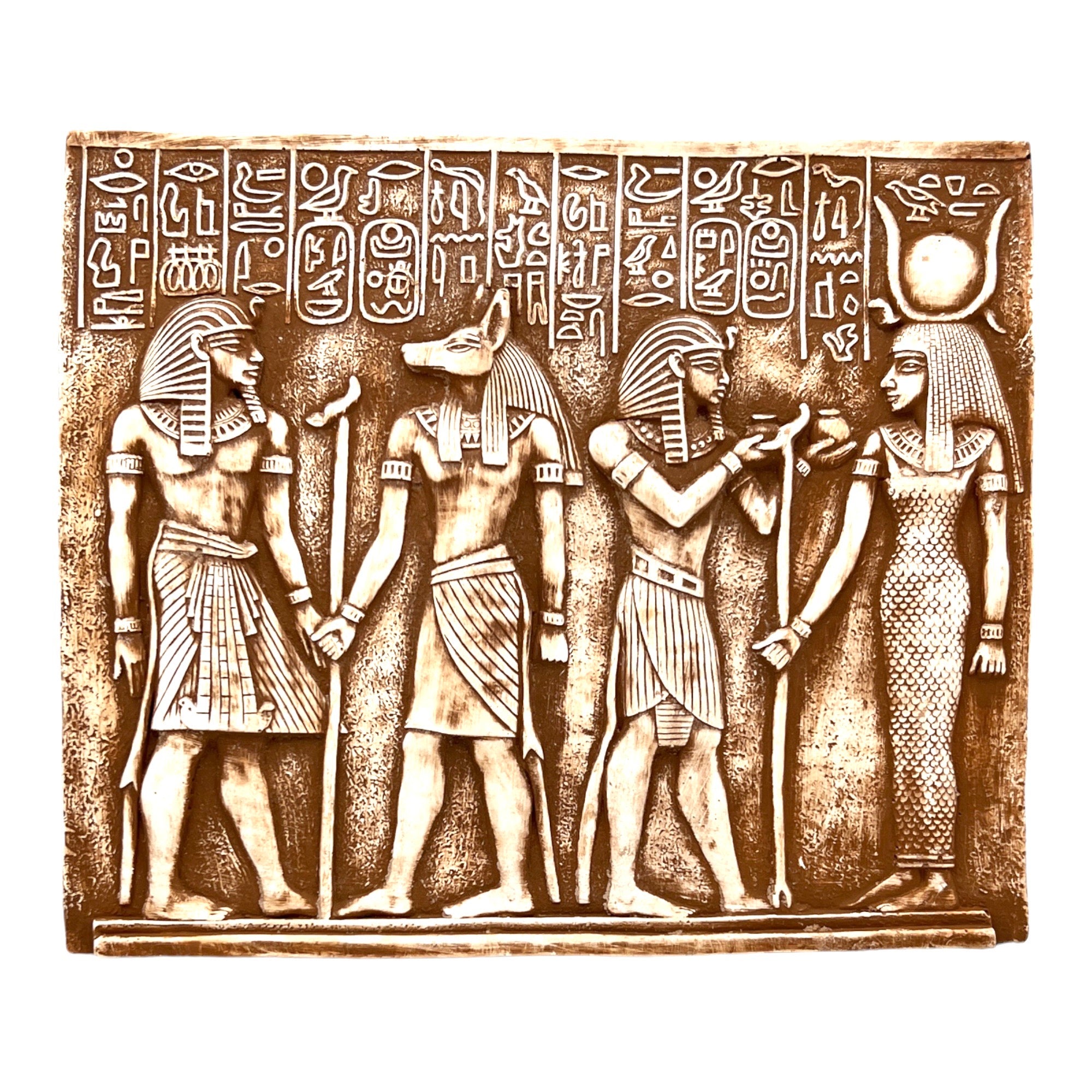 Anubis and Isis Plaque