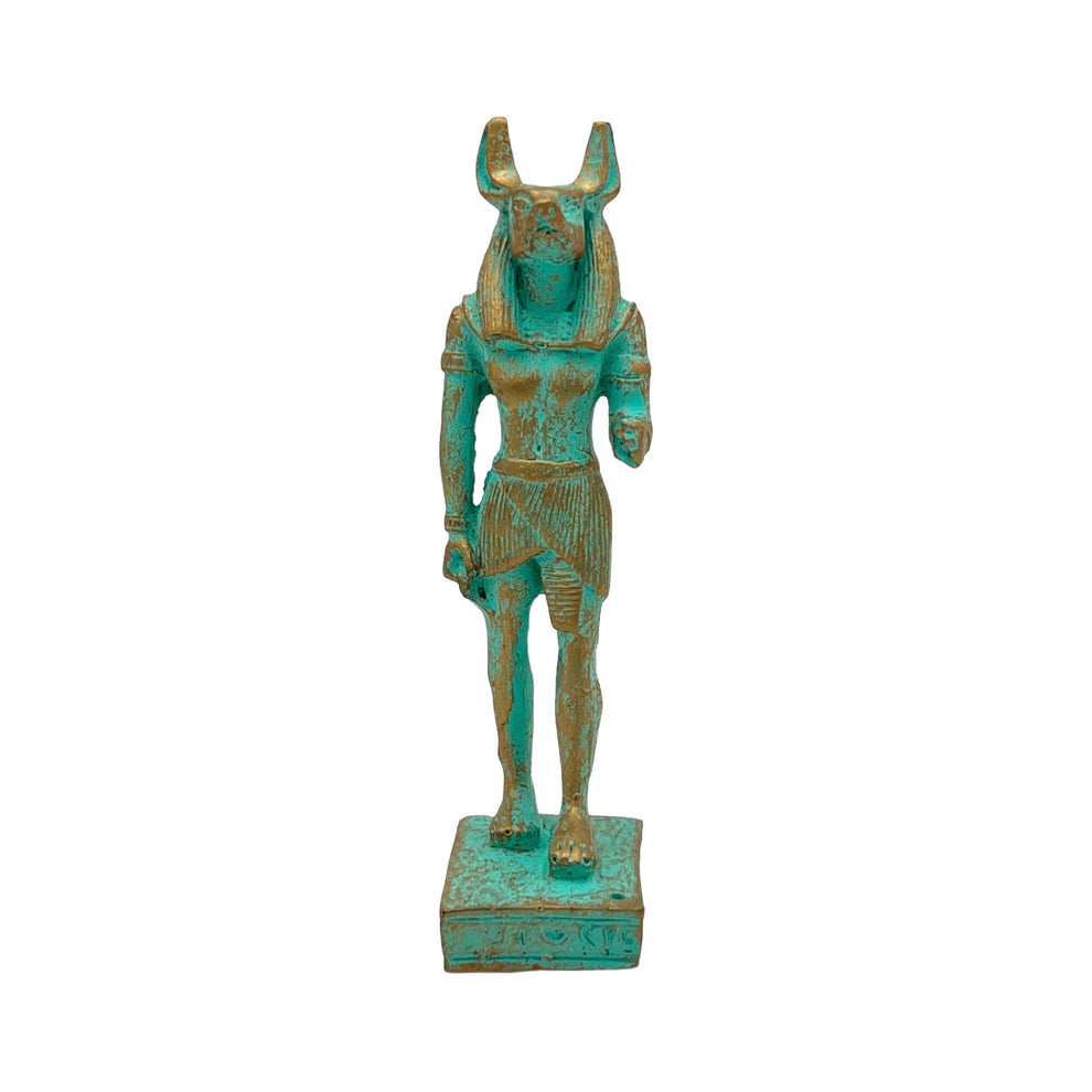 Mini Anubis Statue with Patina Finish – Tyrannostorus