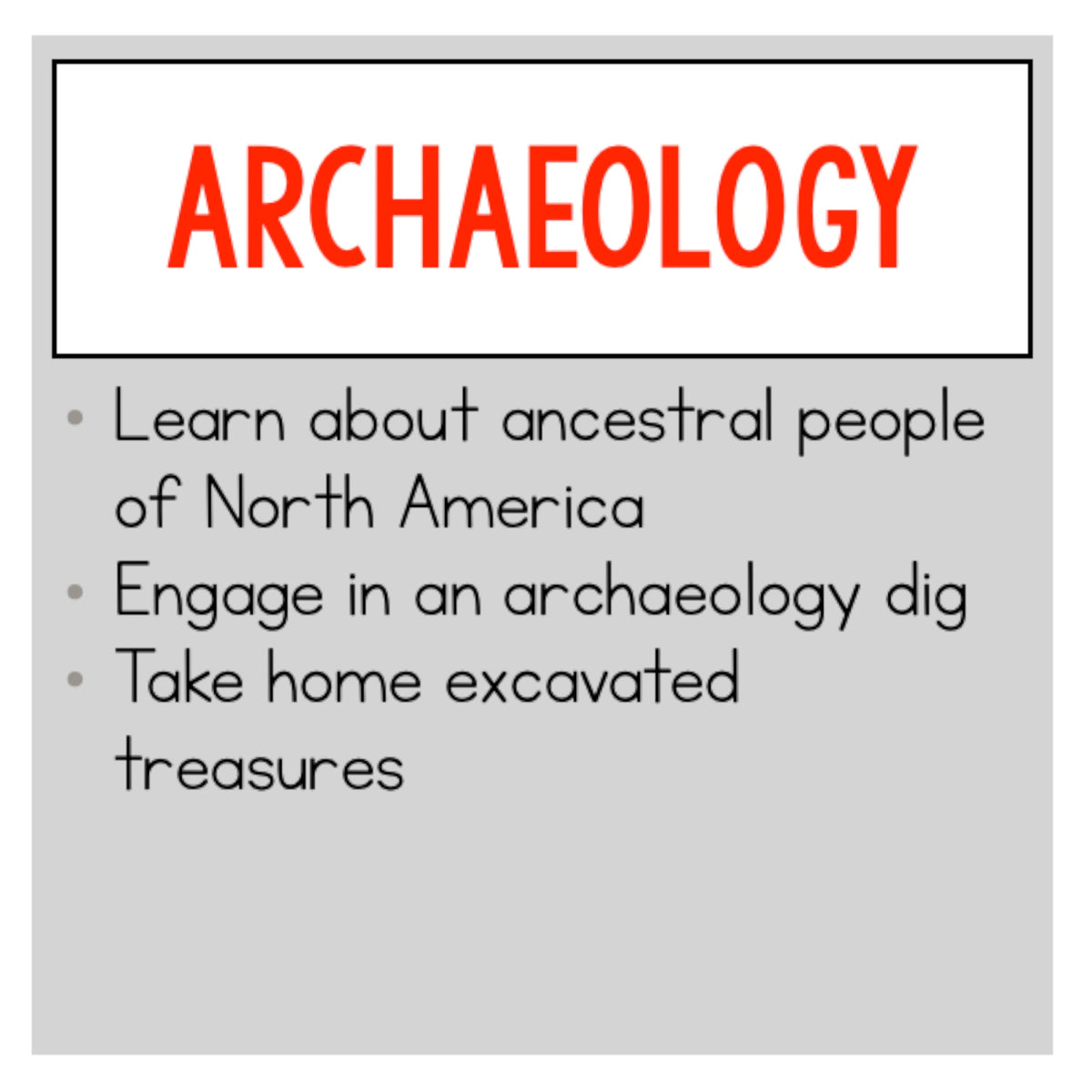 Archaeology Class