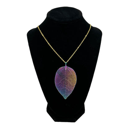 Leaf Necklace (Aura)