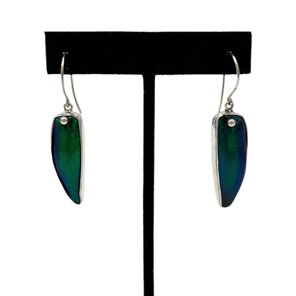 Beetle Wing Earrings