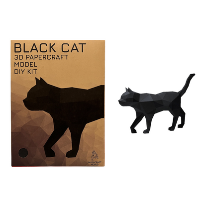 PaperCraft 3D Model (Black Cat)