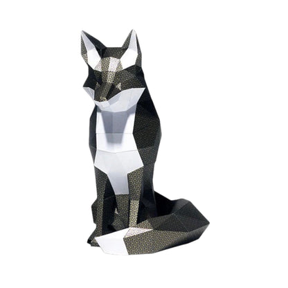 PaperCraft 3D Model (Black Fox)