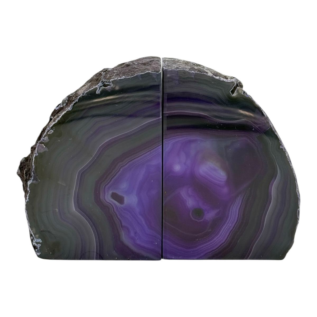 Agate Bookend Set