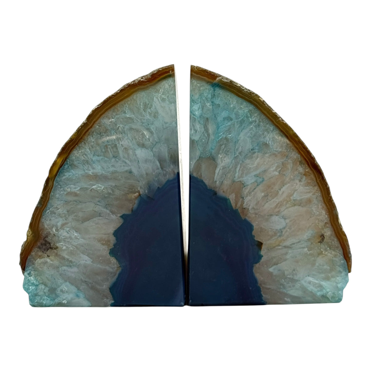 Agate Bookend Set
