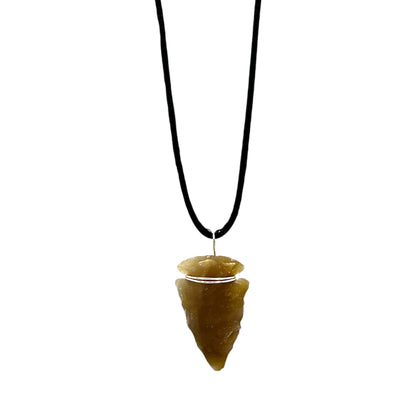 Arrowhead Necklace (Brown)