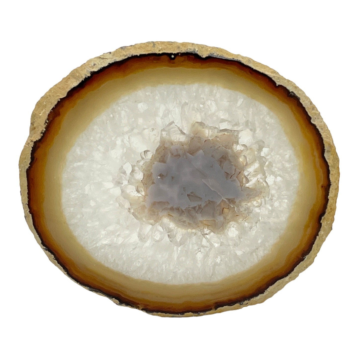 Agate Slice (Brown/Tan)