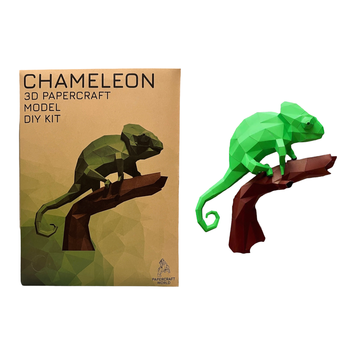 PaperCraft 3D Model (Chameleon)