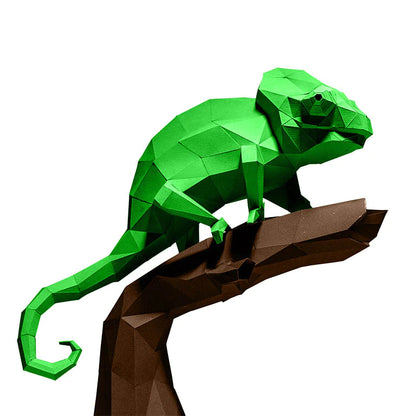 PaperCraft 3D Model (Chameleon)