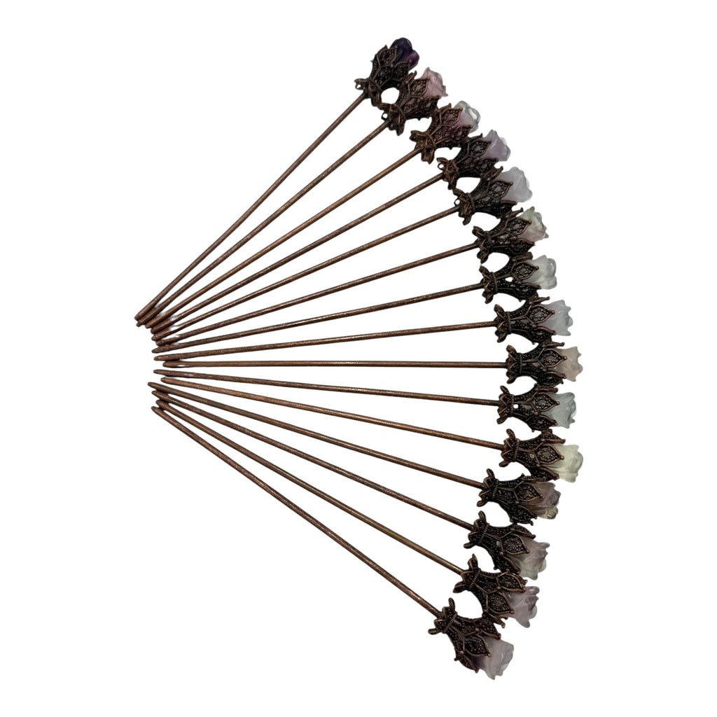 Crystal Rose Hairpin