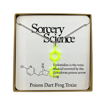 Dart Frog Molecule Necklace