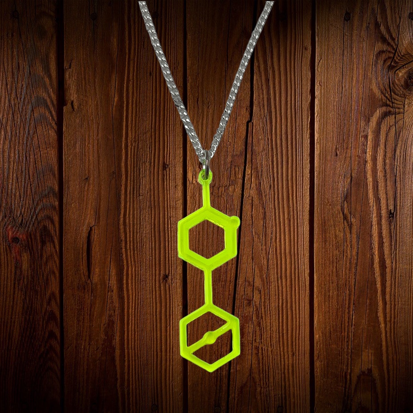 Dart Frog Molecule Necklace