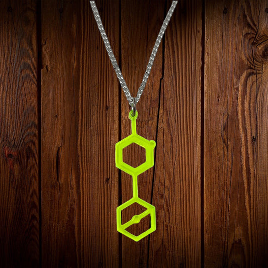 Dart Frog Molecule Necklace