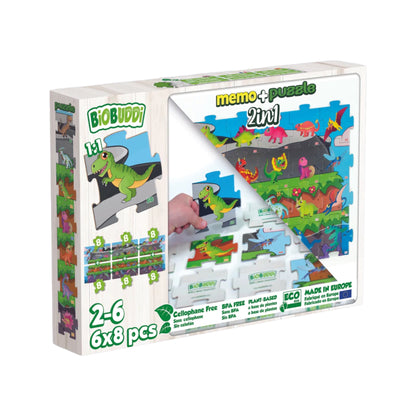 Dinosaur Memory Game and Puzzle