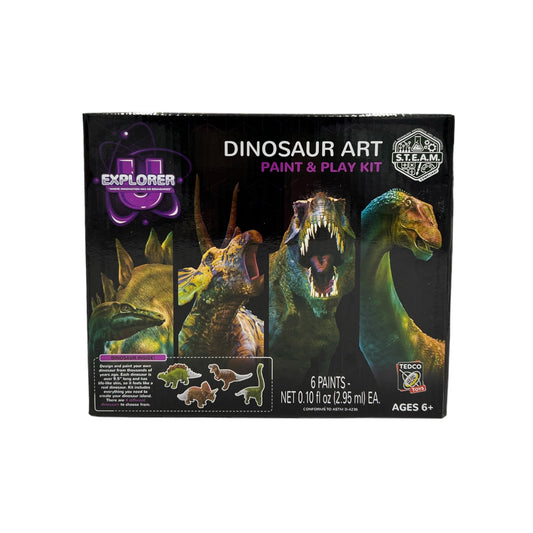 Dinosaur Art Paint and Play Kit