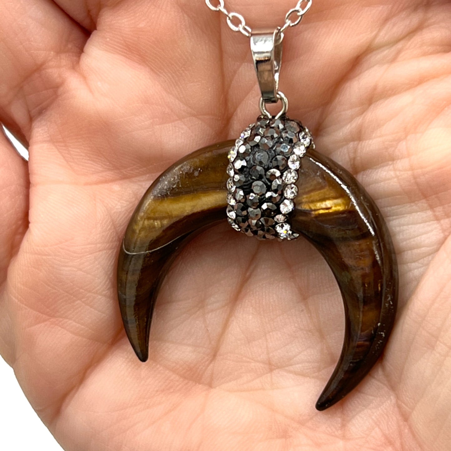 Double Horn Necklace