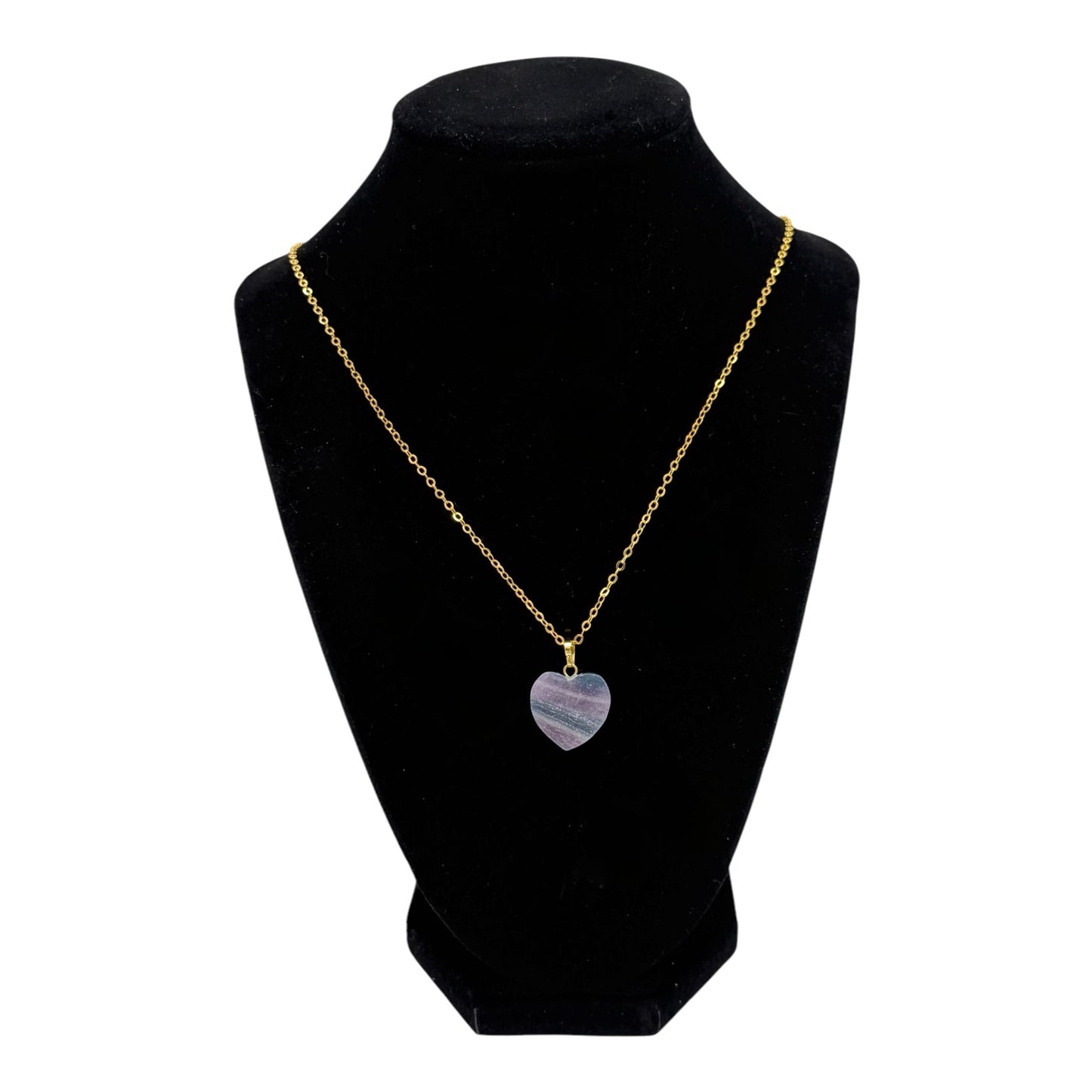 Fluorite Heart Necklace