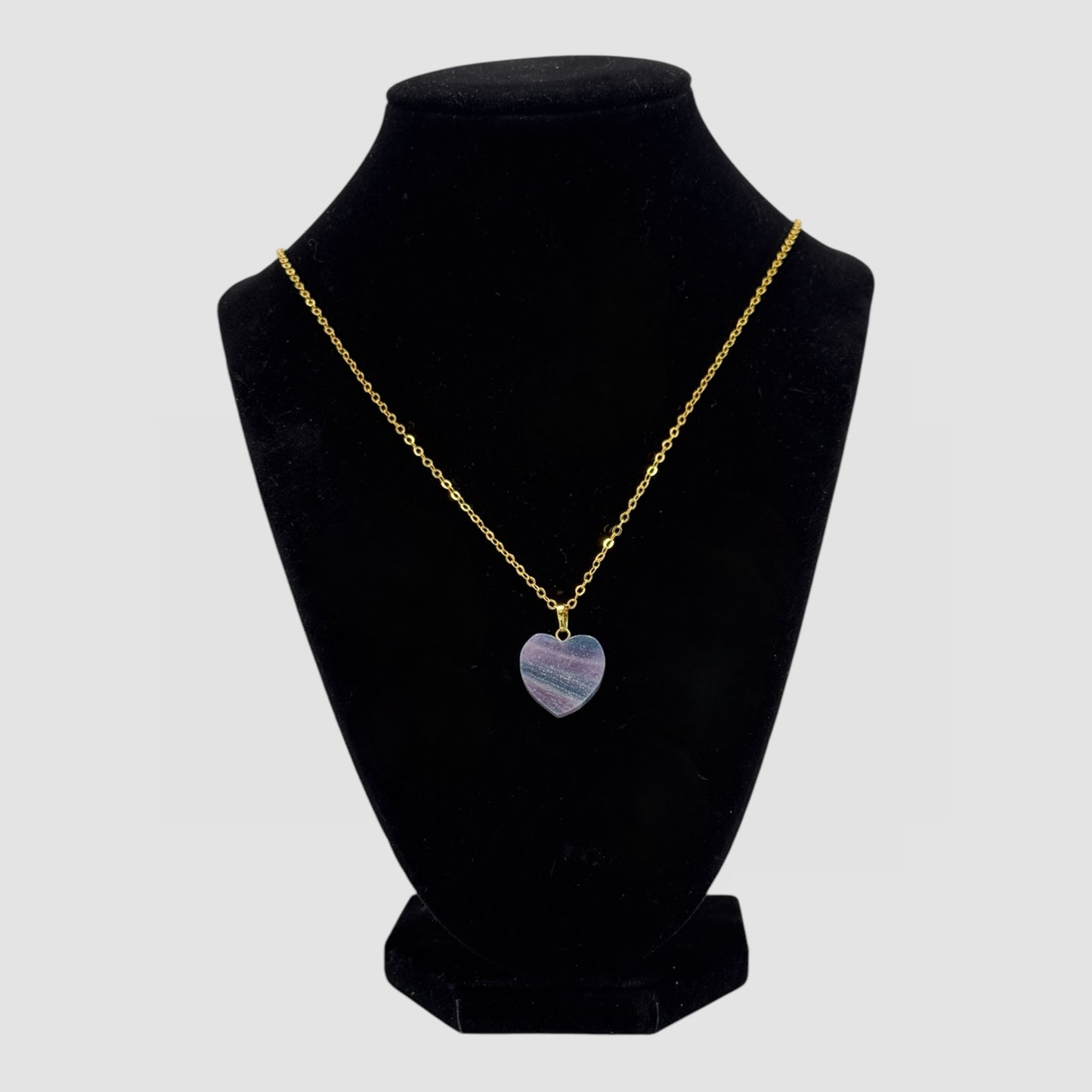 Fluorite Heart Necklace