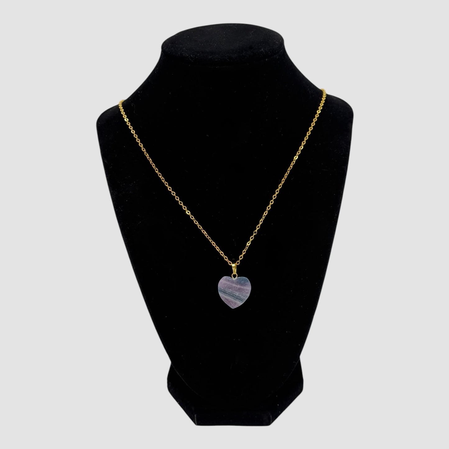 Fluorite Heart Necklace